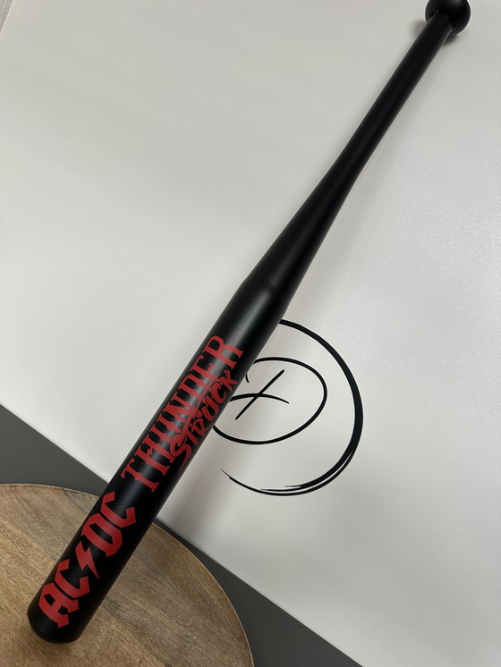 Image 1 of ACDC thunderstruck honkbalknuppel 
