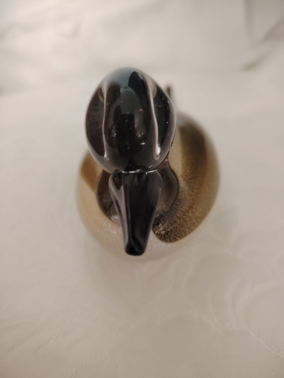 Image 1 of Anatra in vetro artigianale firmata Paolo Venini o Franco Vetrarti per August Wernecke