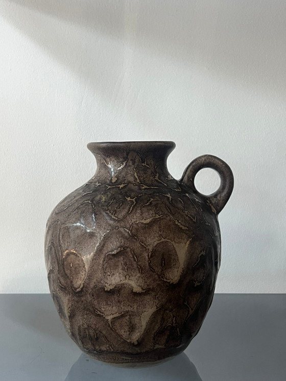 Vaso piccolo Ruscha Keramik – Germania Ovest, anni '70 – Smalto a goccia Fat Lava – Vasi, Ceramic (photo 3 of 4)