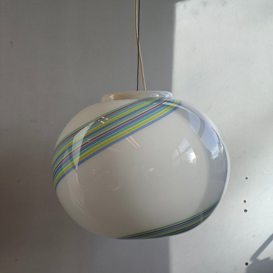Image 1 of Lampada a sospensione vintage Murano Swirl