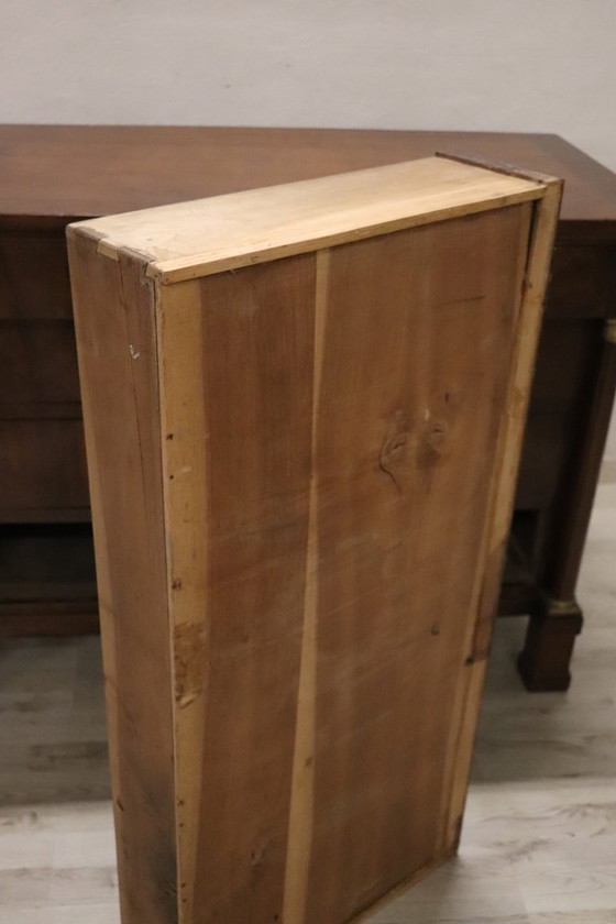 Image 1 of Antique Empire Chest of Drawers in Walnut, Italy Early 19th Century