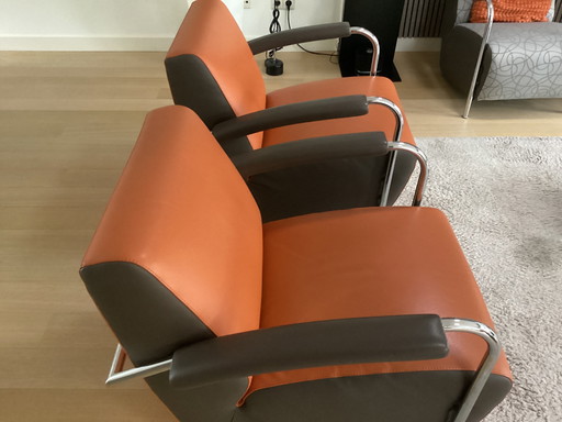 2 Leolux Scylla fauteuils