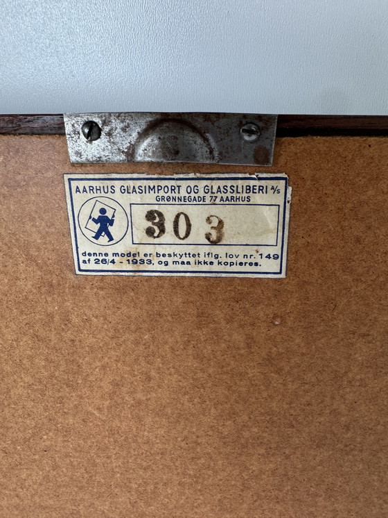 Image 1 of Specchio da parete in palissandro danese