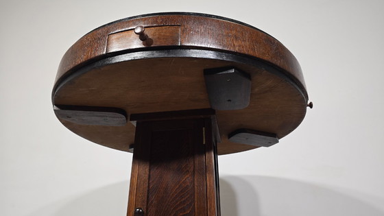 Image 1 of Art Deco Schaak/Pokertafel