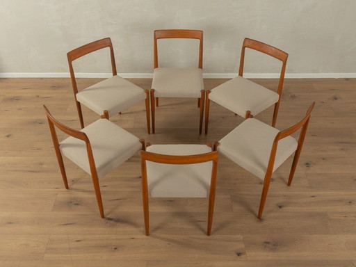 Chaises de salle à manger des années 1960, Lübke