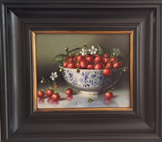 Image 1 of Wild Strawberries In Bowl By Rob Ritchie