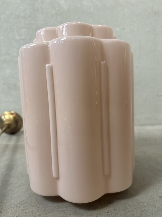 Image 1 of Lampada Art déco - opalina rosa