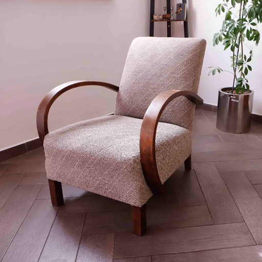 Halabala Armchair – Type C, Iconic Czechoslovak Design from the 1950s