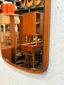 Miroir Vintage Rectangulaire, Teck, Suède Années 1960
