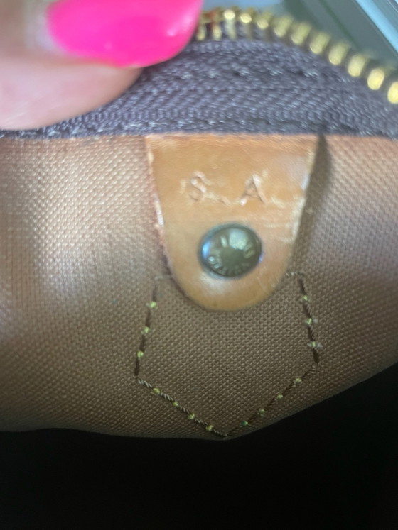 Speedy 30 Monogram Louis Vuitton – Top handle tassen, Leer, Canvas (photo 13 of 15)