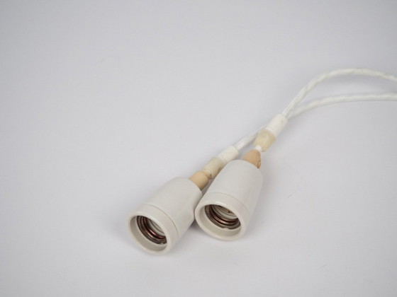 Image 1 of Coppia di 2 lampade a sospensione vintage danesi Verona di Svend Middelboe, Lyfa, 1962