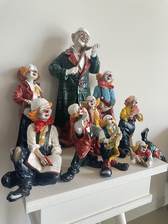 Image 1 of Set of handmade clown Vivian C