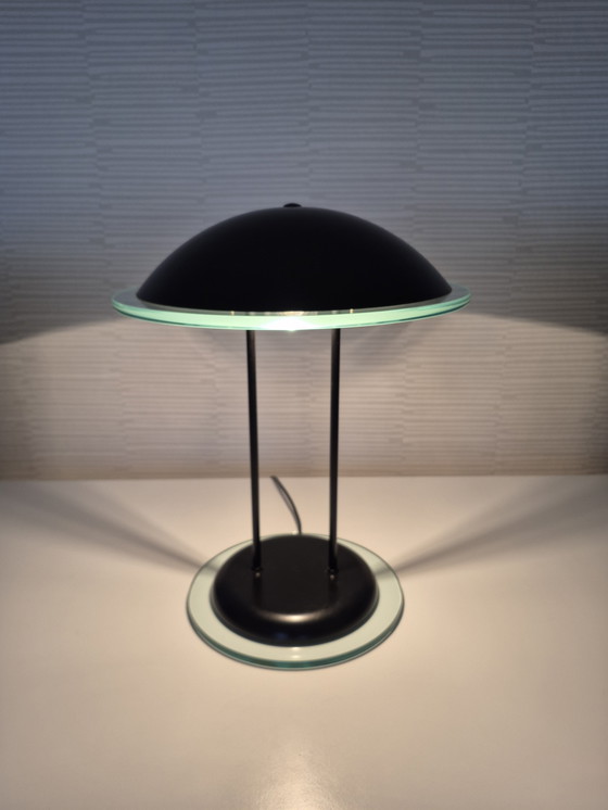 Image 1 of Herda table/desk lamp. Vintage 1980s mushroom lamp.