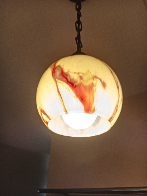 6x Jugendstil lamps