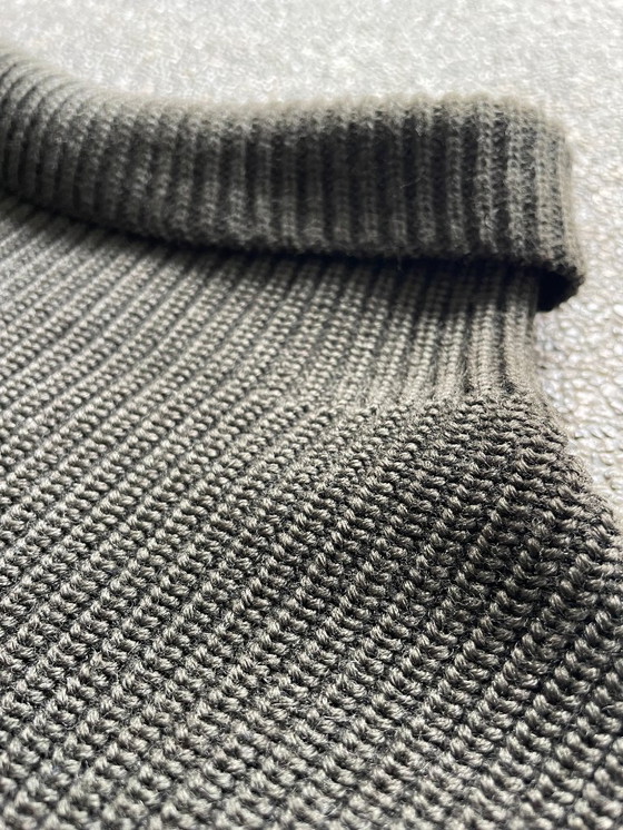 Image 1 of Pull à col roulé bleu marine Andersen-Andersen / Taupe / Article haut de gamme