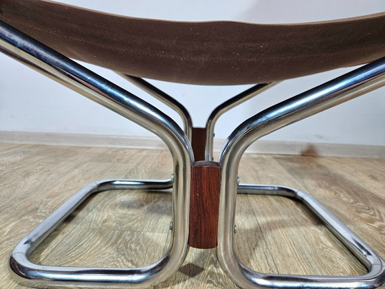 Image 1 of Poltrona con poggiapiedi, Westnofa, "Poltrona con poggiapiedi", progettata da