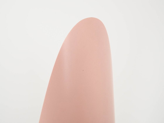 Image 1 of Lipstick mirror, pink, Italian design, 1970s, designer: Rodolfo Bonetto