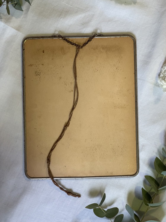 Image 1 of Miroir barbier vintage 