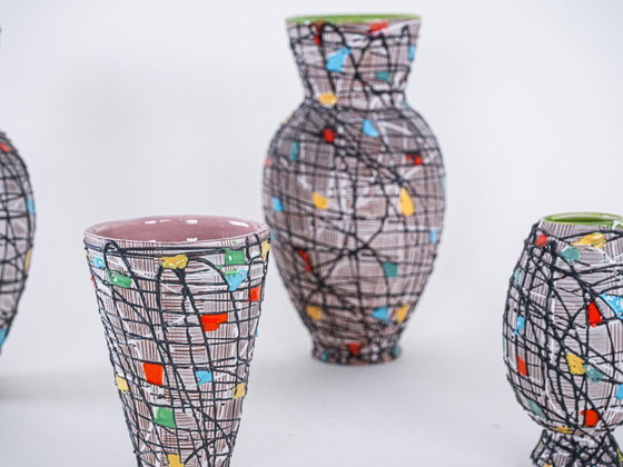 Image 1 of Set of ceramic vases, Italian design, 1960s, made in Italy