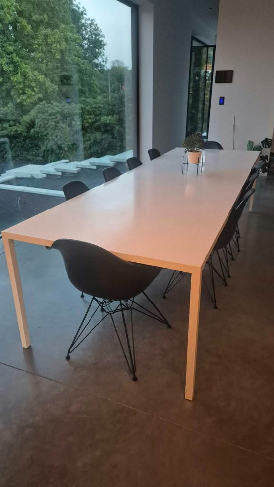 White rectangular dining table, MDF Italia, Aluminium, Polyester, Modern (photo 5 of 5)