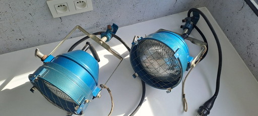 Vintage Coltran Theaterlampe