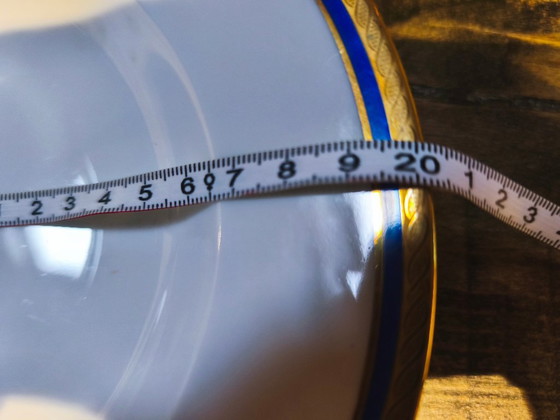 2 soepschotels Richard Ginori Blue Palermo Edition 20cm – Tafelwaar, Gold, Porcelain (photo 4 of 5)