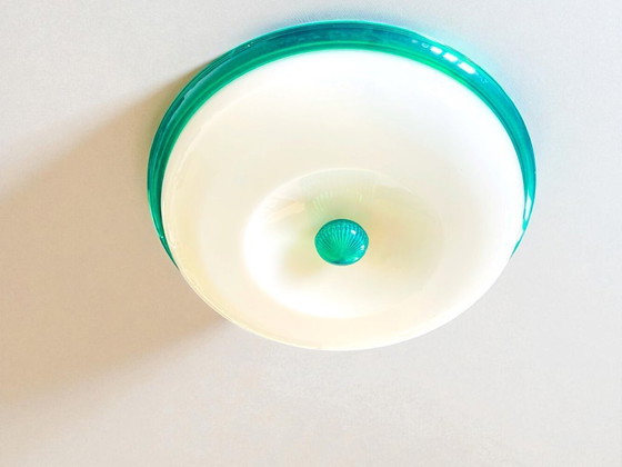 Image 1 of Plafonnier encastré surdimensionné et élégant de l'ère spatiale