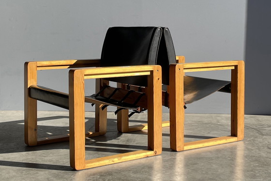 Image 1 of Rare chaise facile scandinave vintage Safari, 1970