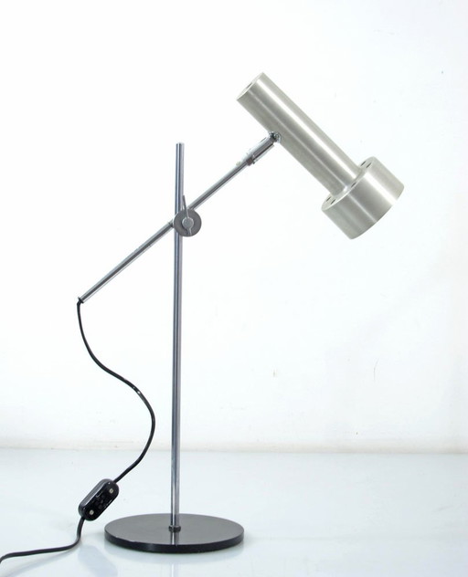 Peter Nelson style 60s aluminium desk lamp