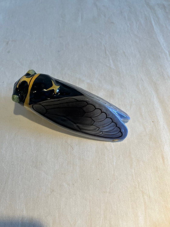 Vintage majolica wall vase – Louis Sicard, Ceramic (photo 3 of 11)