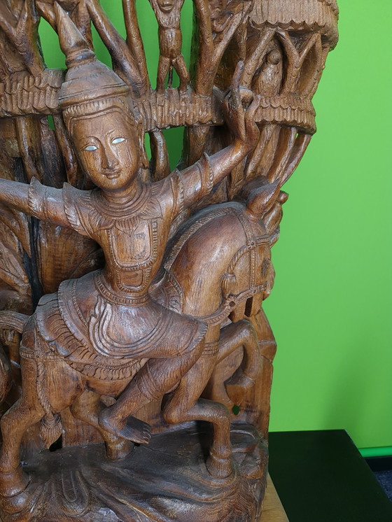 Image 1 of Talla de madera tailandesa súper hermosa