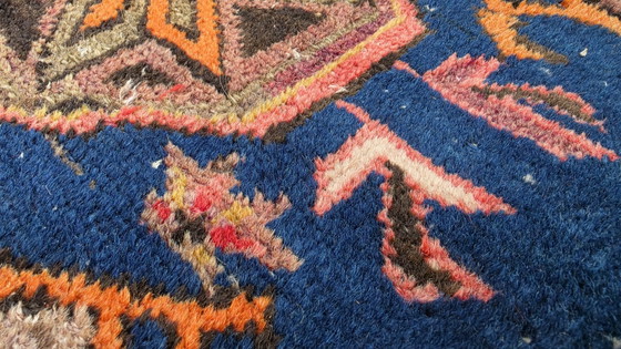 Image 1 of Handgeknoopt oosters wol antiek Kaukas Kazak tapijt nomad 122x195cm