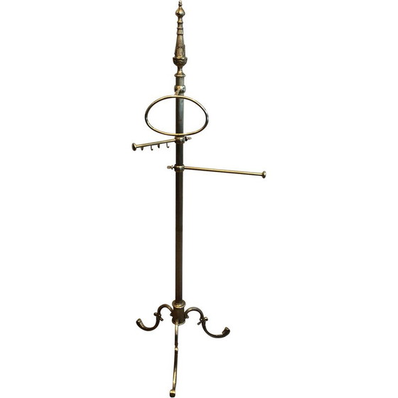 Image 1 of Vintage brass towel rack, France 1940