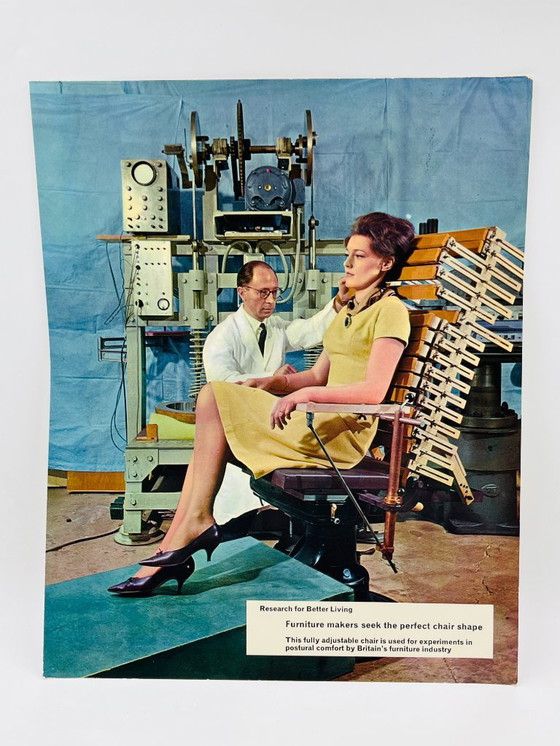 Image 1 of Set di 7 foto in cartone "ricerca per vivere meglio"