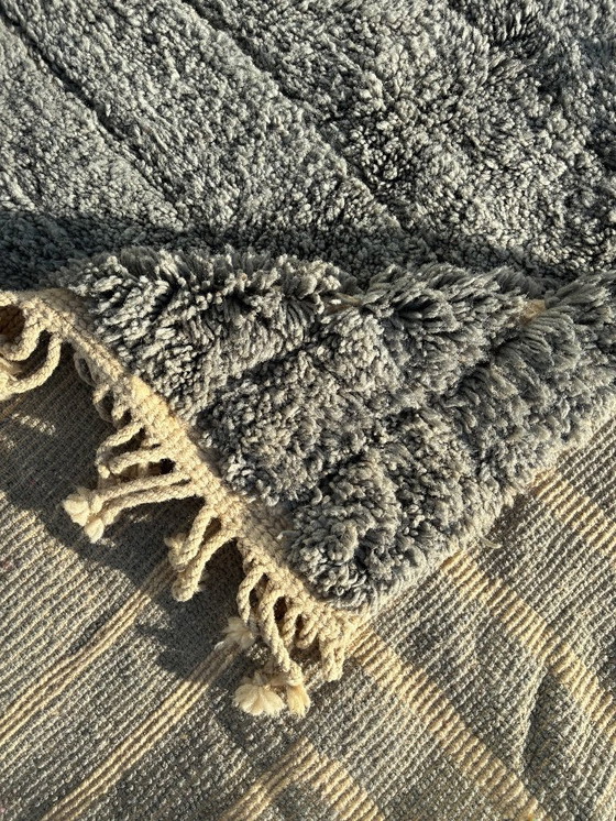Image 1 of Luxe Marokkaans Mrirt wollen tapijt 200x300 cm – Handgeweven hoogpolig Berber tapijt