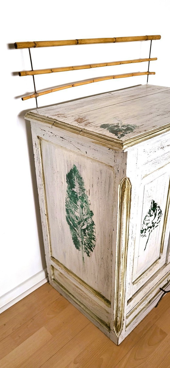 Image 1 of Elegant small patinated sideboard