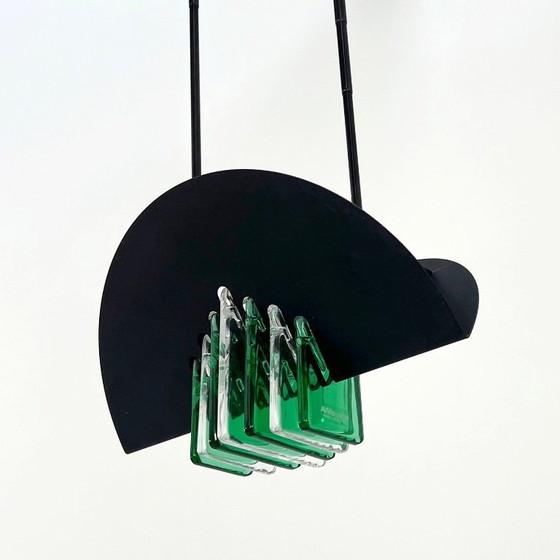 Image 1 of Postmoderne Murano plafondlamp van Mazzega, jaren 70.