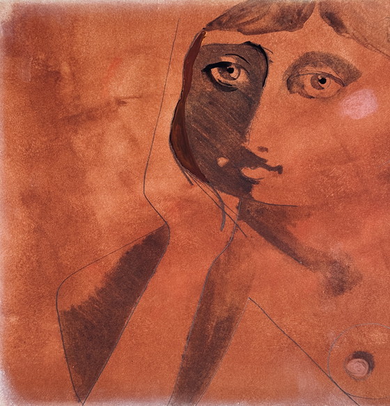 Image 1 of Robert Detheux, dipinto raro del 1962