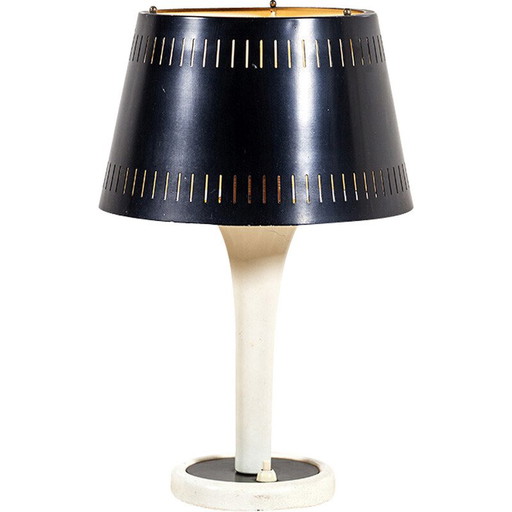 Lampe de bureau vintage en métal pour Philips, 1950