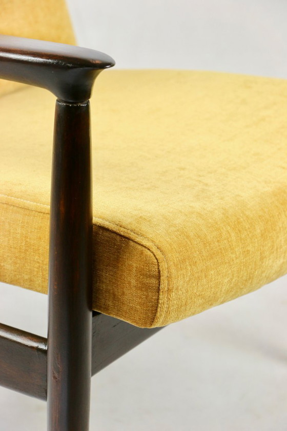 Image 1 of Poltrona gialla GFM-64 attribuita a Edmund Homa, anni '70