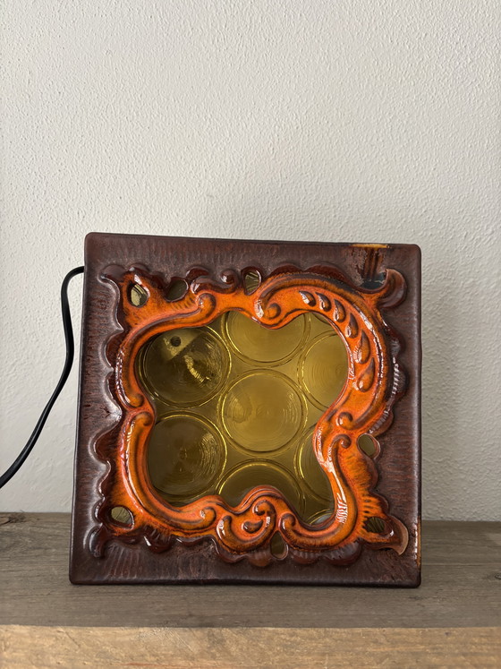 Image 1 of Rara lampada da parete vintage Pan Leuchten Fat Lava, anni '60