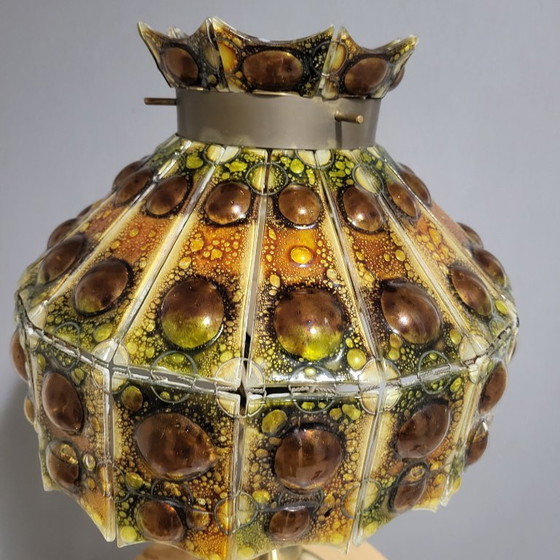 Image 1 of Table lamp by Felipe Derflingher, cloisonné glass, 1960