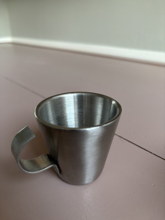 Image 1 of 7x RVS espresso kopjes 