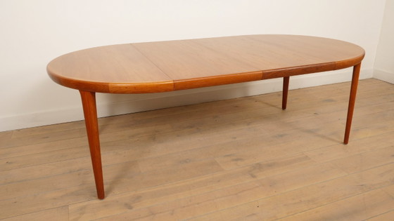 Image 1 of Tavolo da pranzo rotondo vintage | Teak | Allungabile | 120 - 220 cm