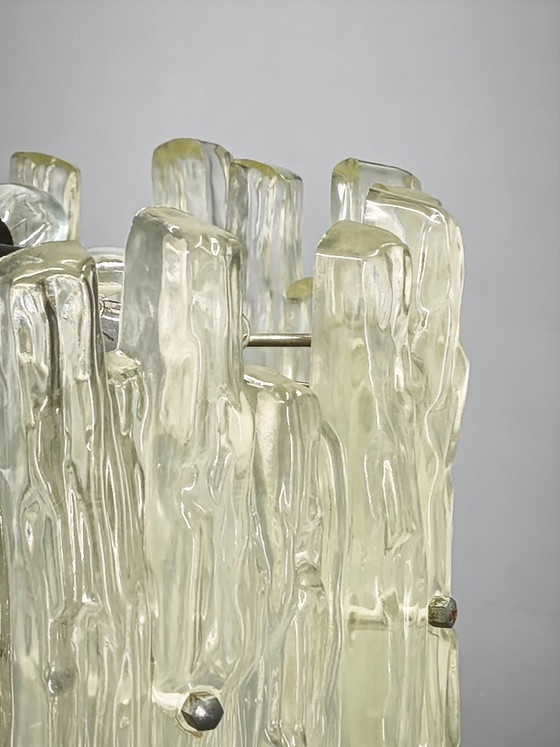Suspension autrichienne exceptionnelle des années 1960, attribuée à J.T. Kalmar. – Glass (photo 9 of 12)