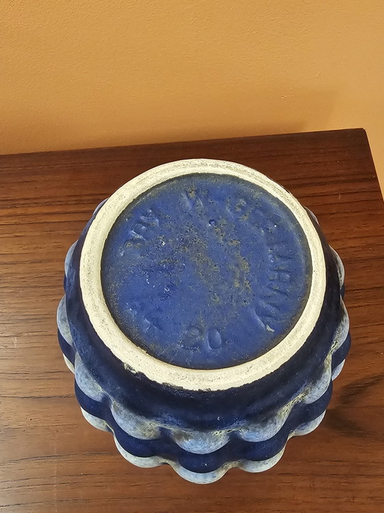 Bay Keramik West Germany 44-20 Vase Vintage Blue – Ceramic (photo 6 of 6)