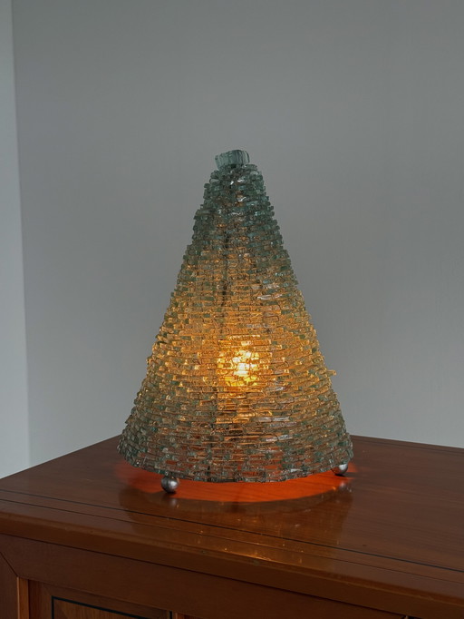Vintage Tao Tesserine Pyramid Lamp