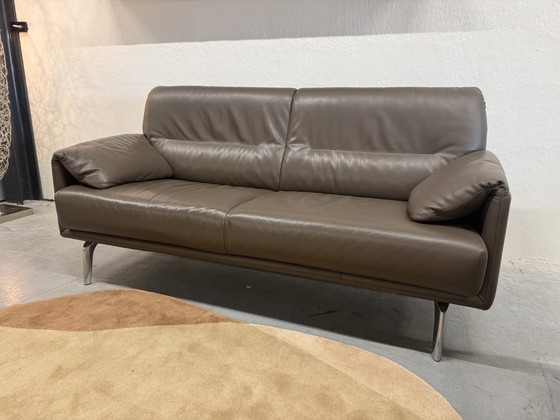 Image 1 of 2 Divano Leolux Bora Balanza 2,5 Posti Senso Noce