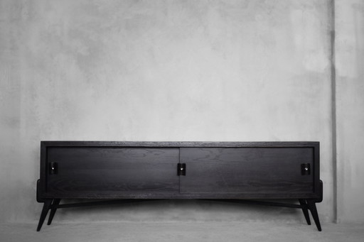 Vintage dark oak sideboard, 1960