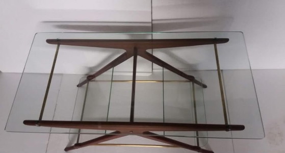 Salontafel van Ico Parisi – Wood, Glass (photo 3 of 6)